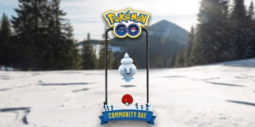 Bintang Vanillite pada April 2025 Pokémon Go Hari Komuniti