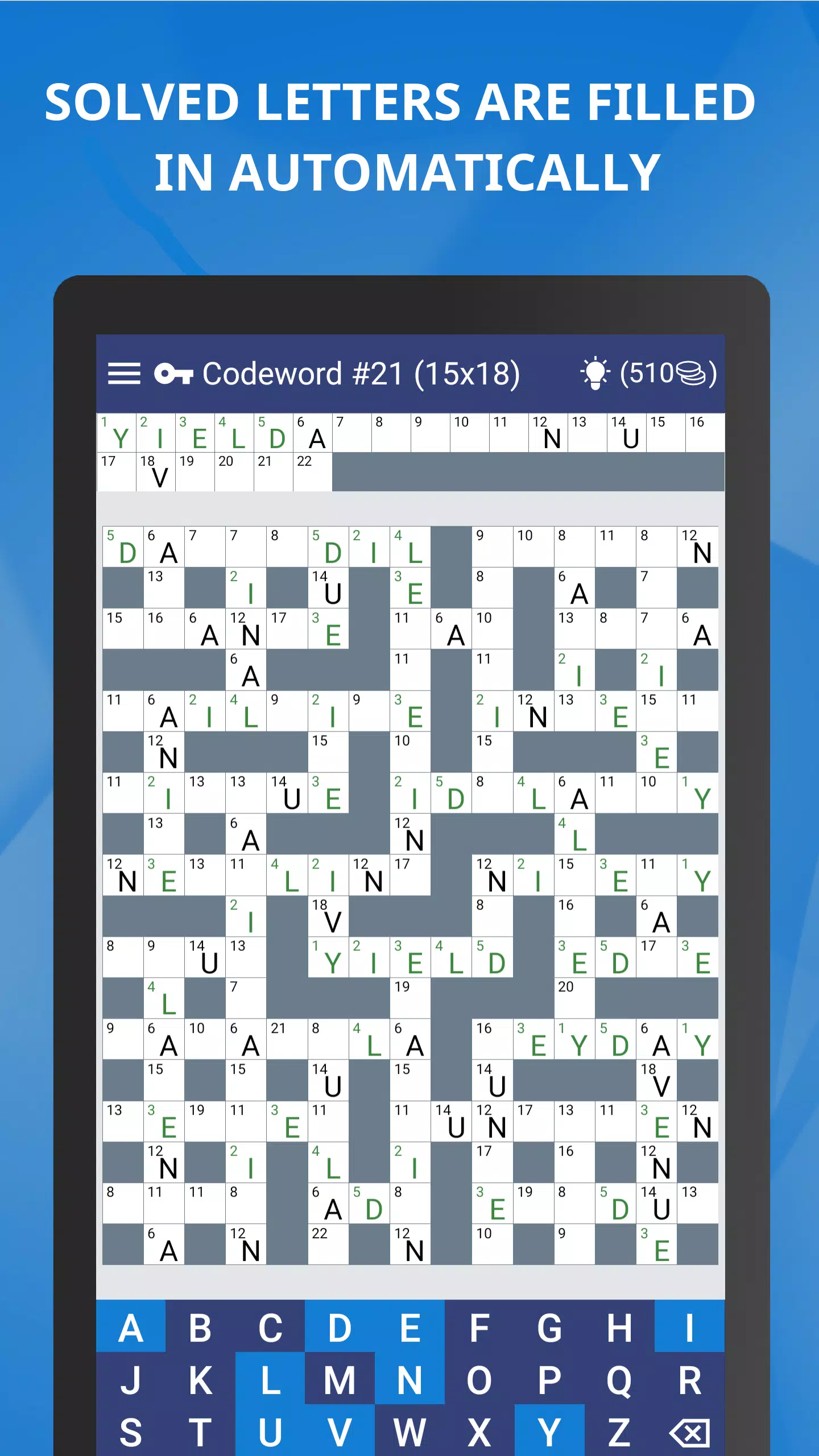 Keywords — Codeword Puzzle 스크린샷 3