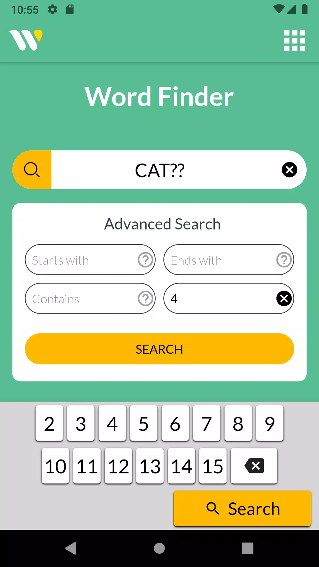 Wordfinder by WordTips 螢幕截圖 3