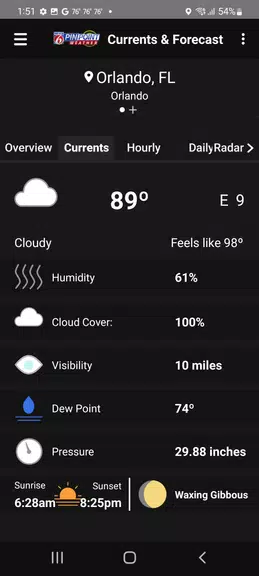 News 6 Pinpoint Weather - WKMG应用截图第2张