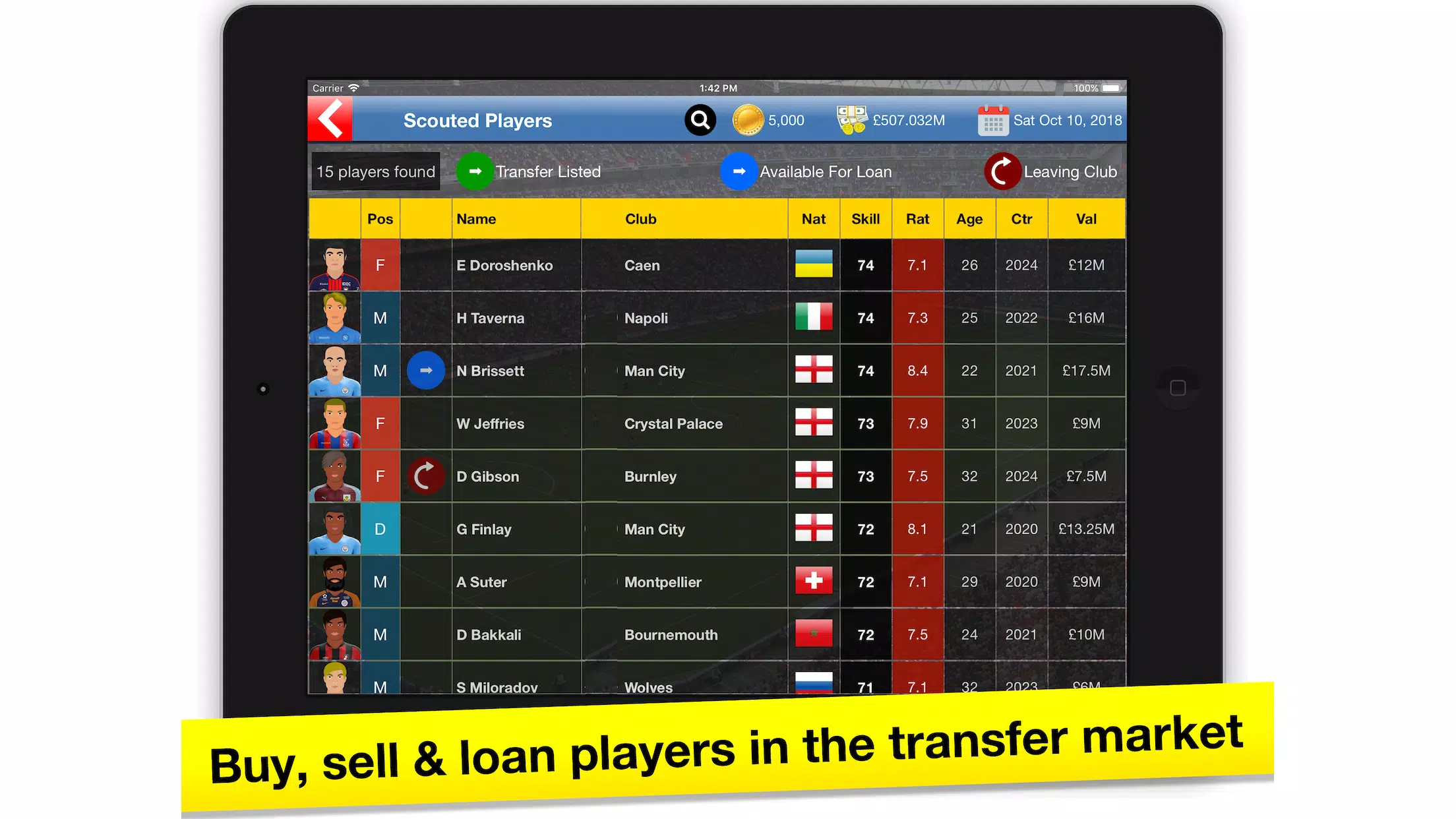 Soccer Tycoon Captura de tela 2