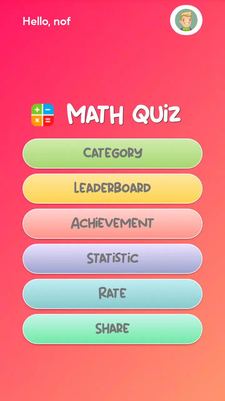 Math Quiz スクリーンショット 0