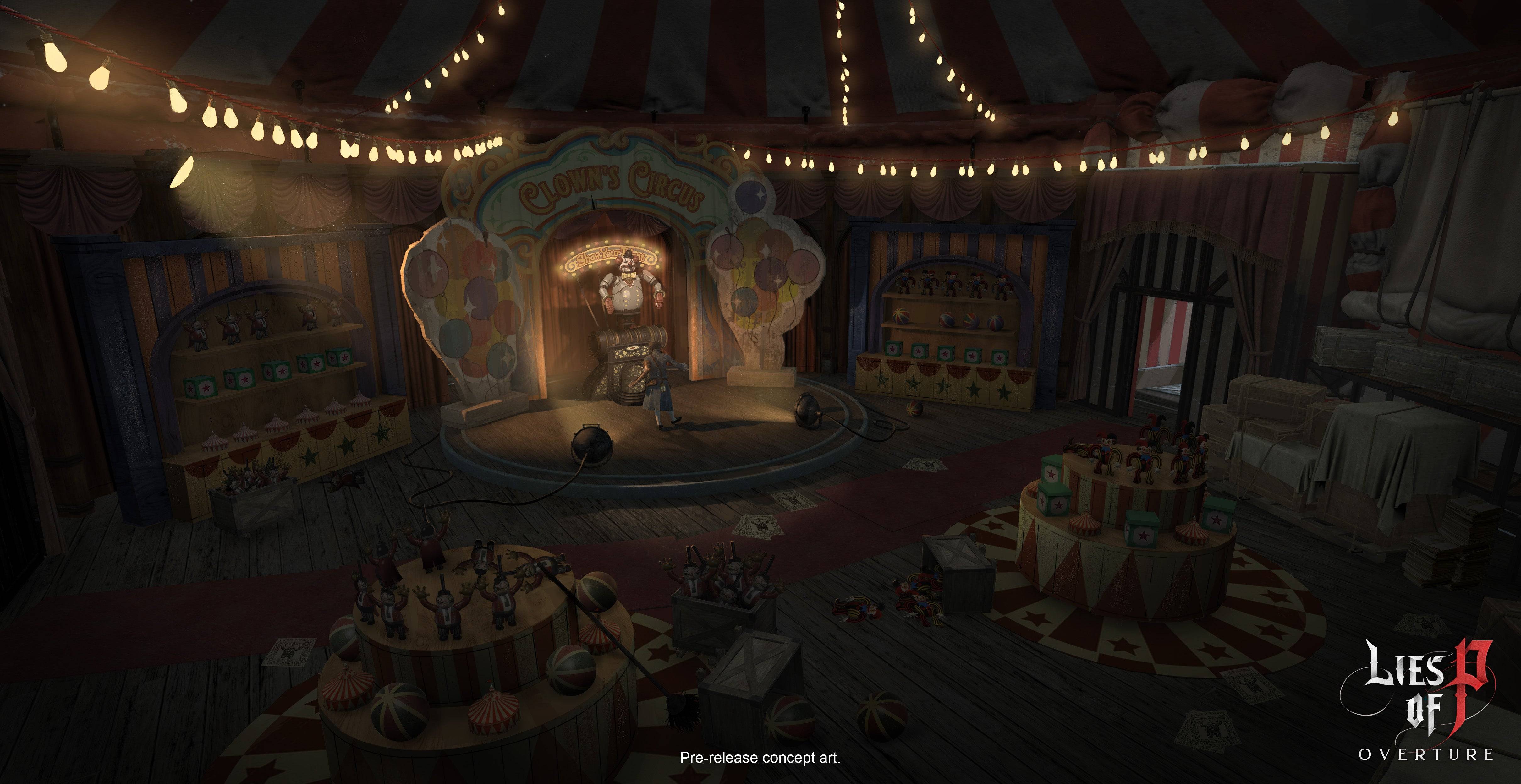 Concept art voor leugens van P: Overture
