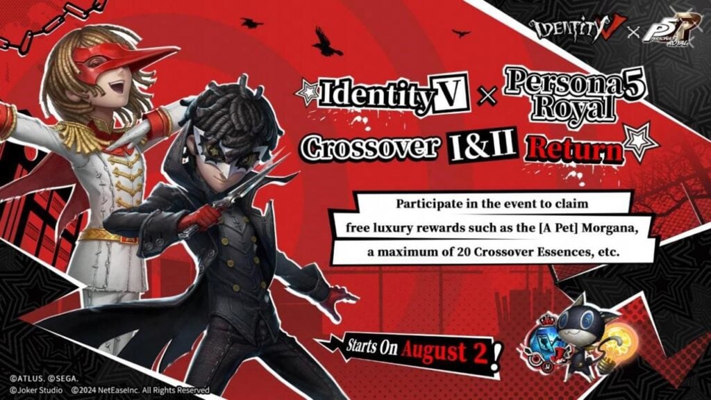 Phantom Thieves กลับมาเป็น Identity V สำหรับเหตุการณ์ Crossover Persona 5!