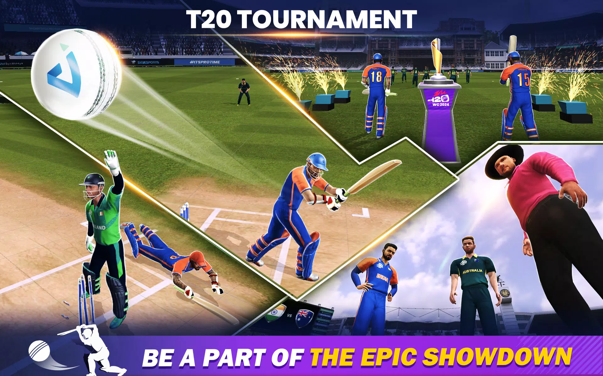 Cricket Game : Sachin Saga Pro Capture d'écran 0