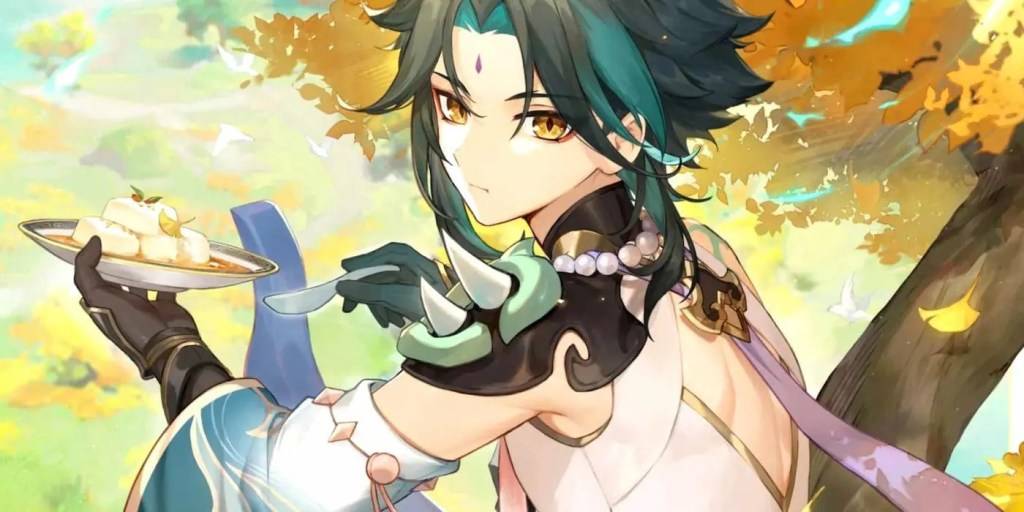 Xiao dans l'impact de Genshin. Cette image fait partie d'un article sur les meilleures équipes Xiao de Genshin Impact.
