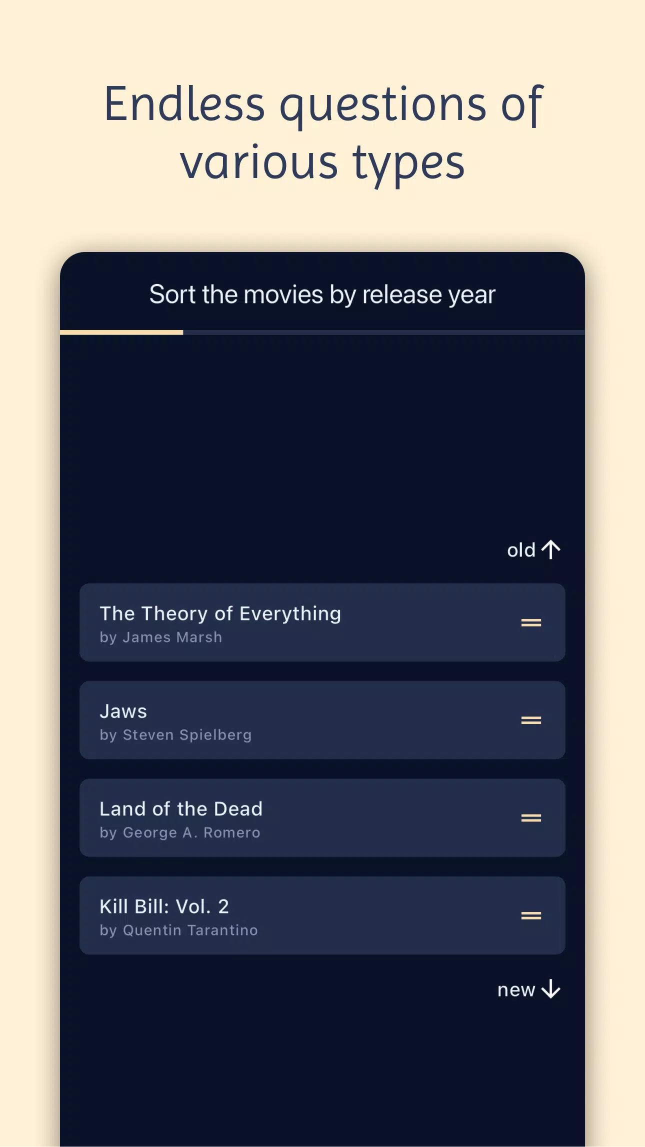 Movie & Actor Quiz应用截图第1张
