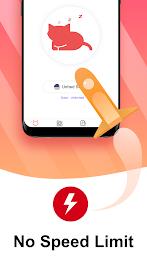 VPN Kitten: Free Unlimited VPN Proxy & Secure WiFi Schermafbeelding 3