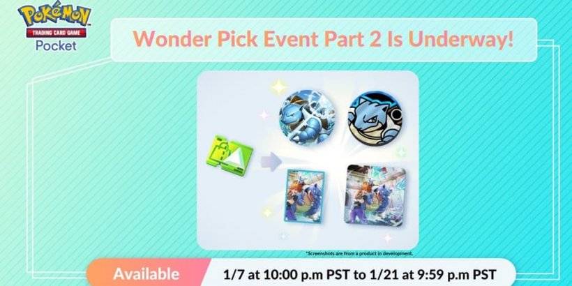 Blastoise返回PokémonTCGPocket的最新奇迹活动