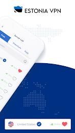 VPN Estonia - Get Estonia IP Zrzut ekranu 3