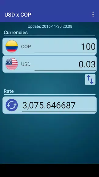 US Dollar to Colombian Peso スクリーンショット 1