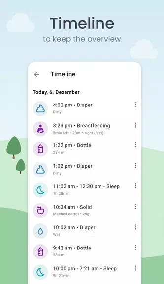 Baby Tracker: Sleep & Feeding スクリーンショット 2