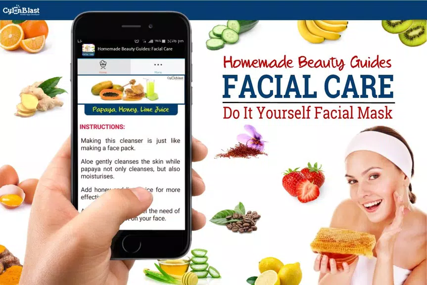 Homemade Beauty: Facial Care 스크린샷 2