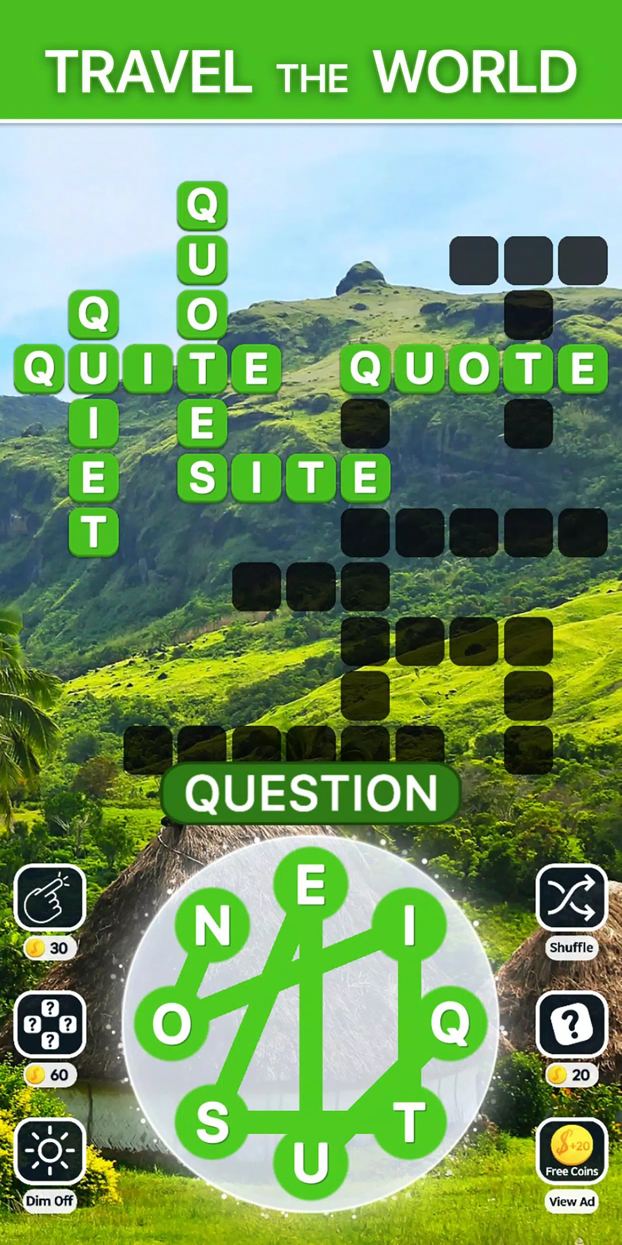 Word Swipe World Tour Connect Capture d'écran 2