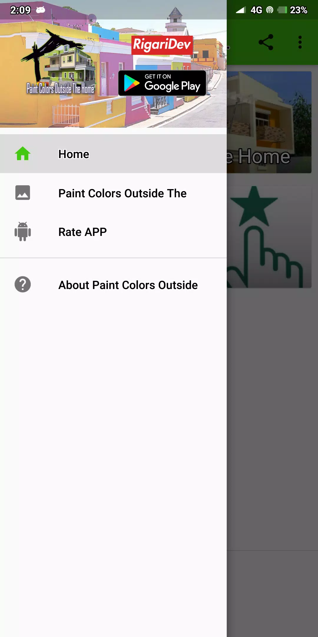 Paint Colors Outside The Home Captura de pantalla 0