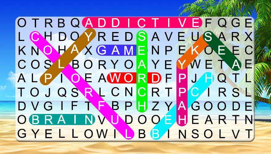 Word Search : Find Hidden Word Captura de pantalla 1