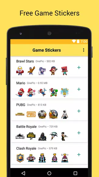 Game Stickers for Whatsapp 스크린샷 0