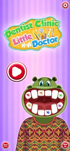 Hippo’s Doctor : Dentist Games 螢幕截圖 2