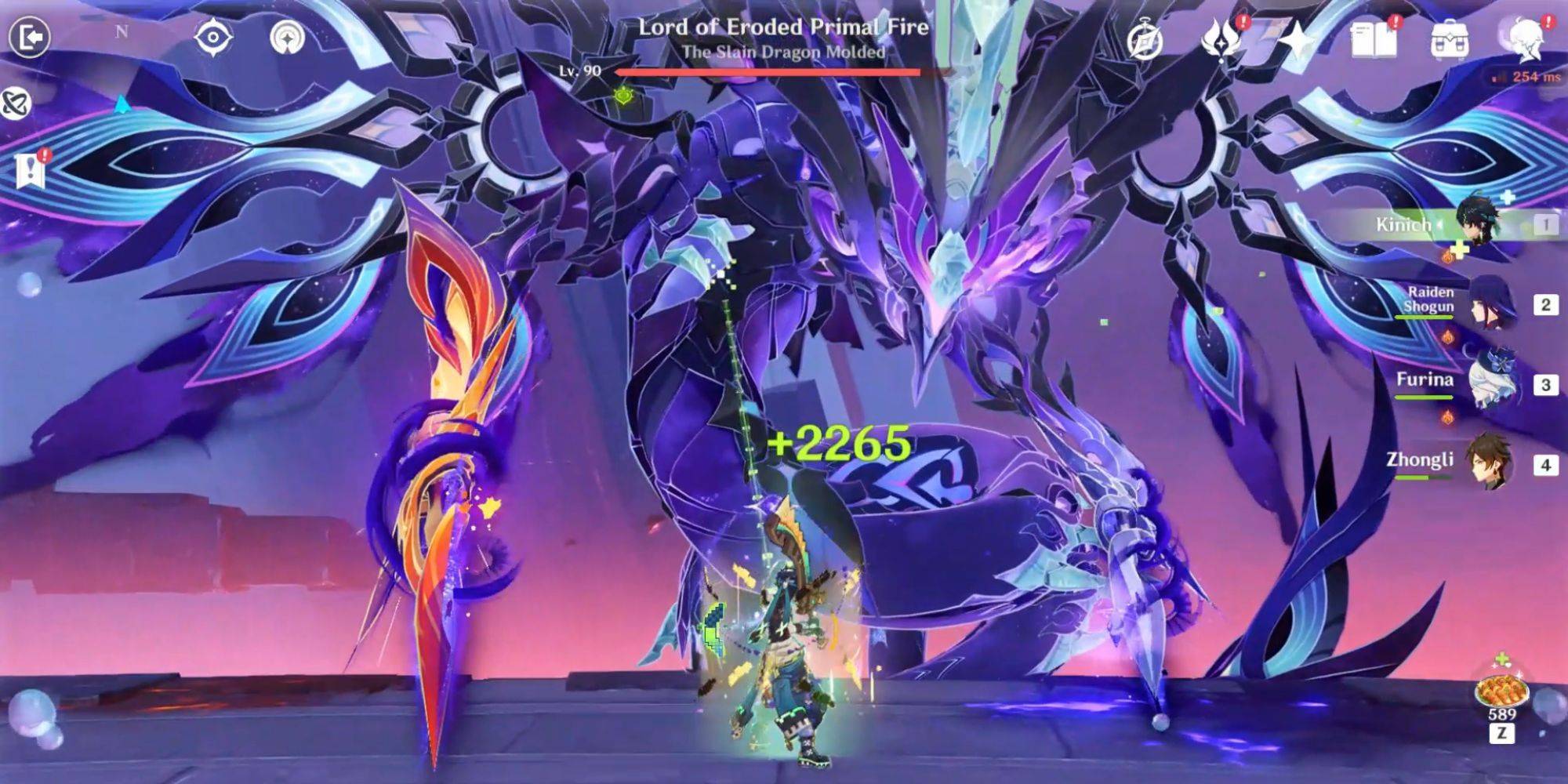 Lord of Eroded Primal Fire Attack