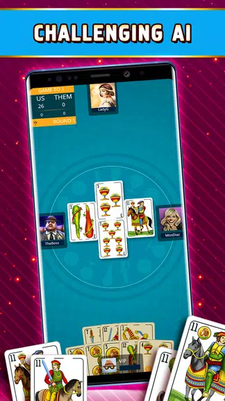 Tute Offline - Card Game 螢幕截圖 1