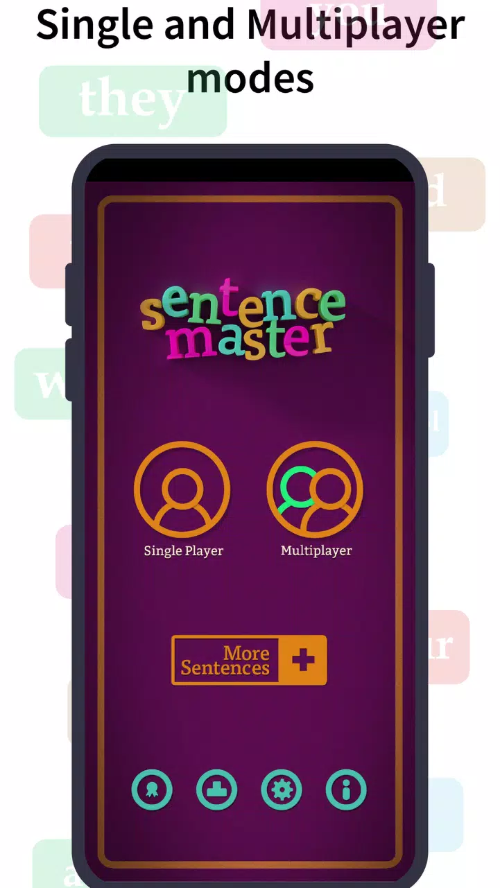 Learn English Sentence Master Скриншот 1