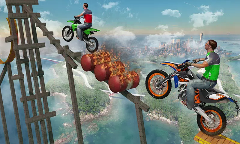Bike Tricks Trail Stunt Master Скриншот 1