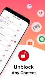VPN Kitten: Free Unlimited VPN Proxy & Secure WiFi Schermafbeelding 2