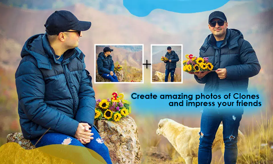 Photo Clone App twins Editor Скриншот 3
