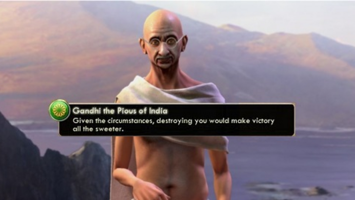 Civ 7은 간디가 핵을 가지지 않을 것이지만, 그 어느 때에도 그랬습니까?