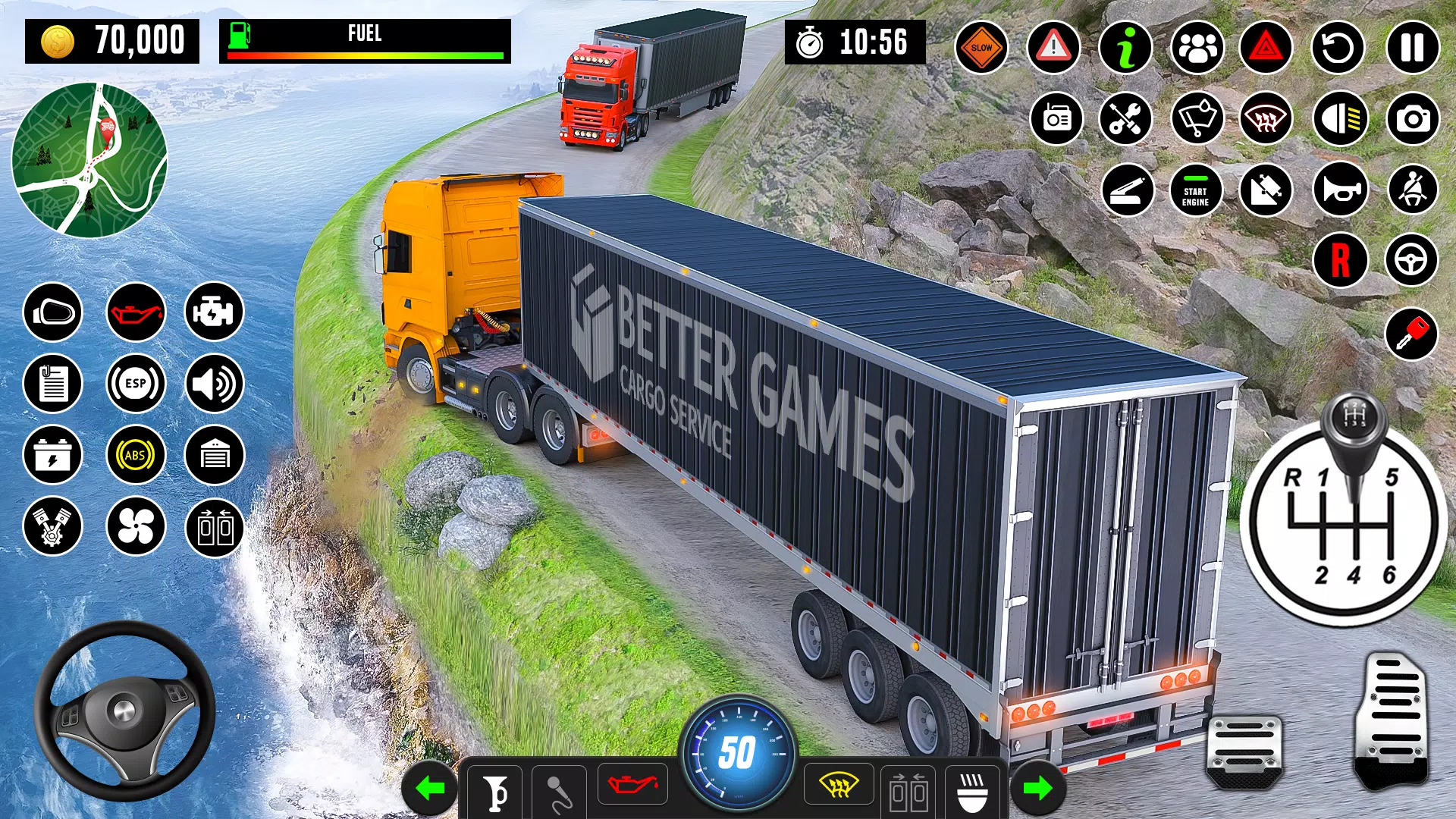 Truck Games - Driving School 螢幕截圖 1
