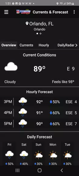 News 6 Pinpoint Weather - WKMG应用截图第1张