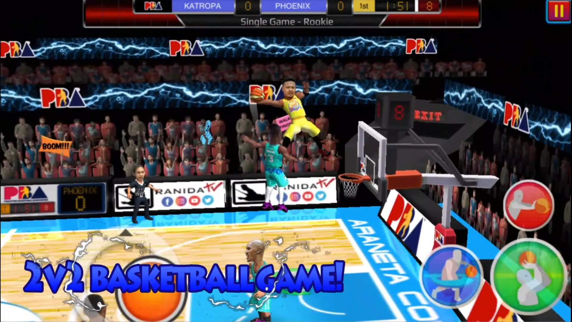 Basketball Slam! Capture d'écran 0