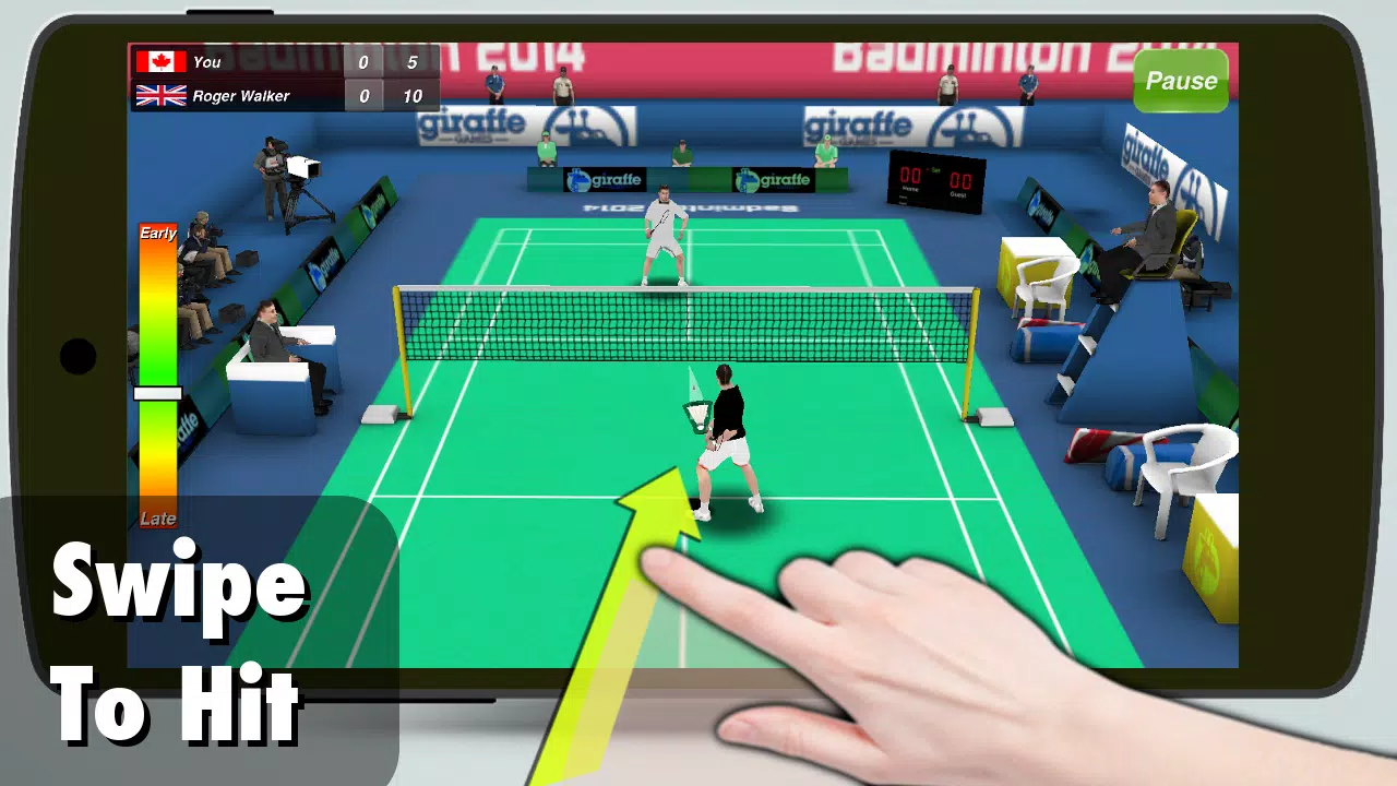 Badminton 3D Captura de pantalla 0