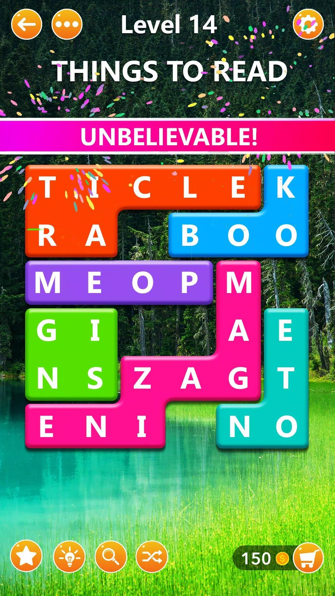 Word Blocks Puzzle - Word Game 螢幕截圖 1
