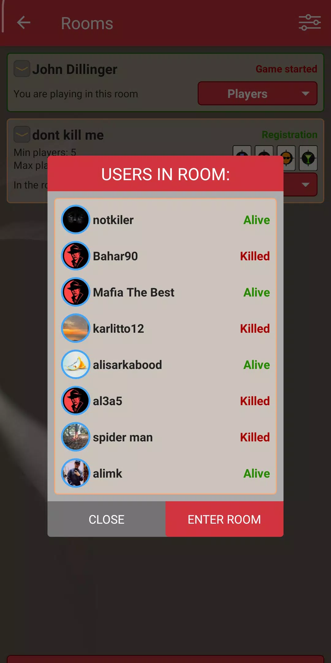 Mafia online Captura de pantalla 3