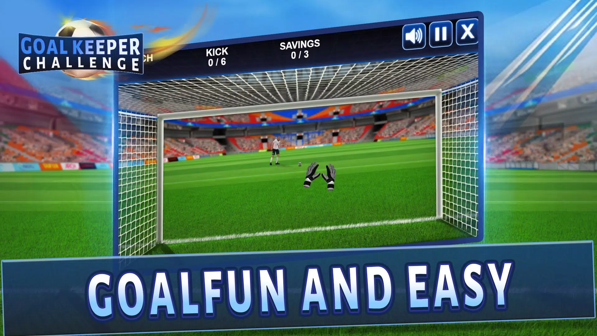Goalkeeper Challenge Скриншот 1