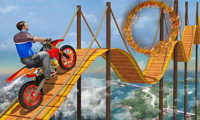 Bike Tricks Trail Stunt Master Скриншот 0