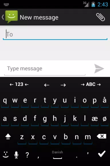 Danish for AnySoftKeyboard 스크린샷 0