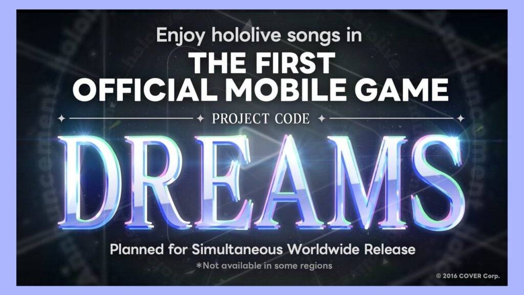 Hololive Unveils Unang Global Mobile Game: Mga Pangarap
