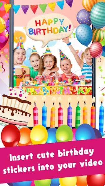 Happy Birthday Video Maker With Music And Photos 스크린샷 3