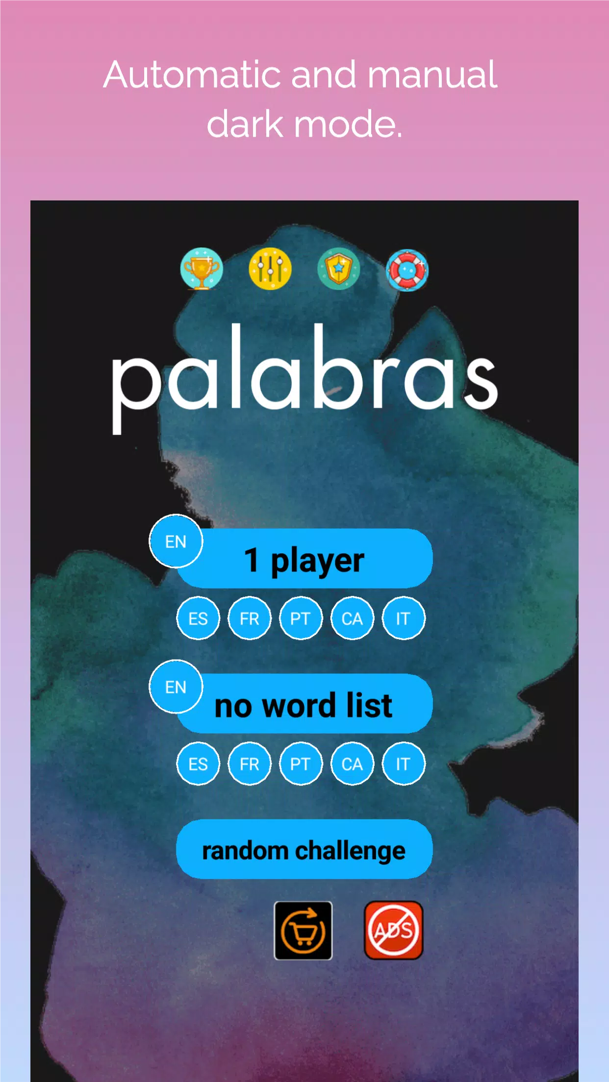 busca palabras: sopa de letras Captura de tela 1