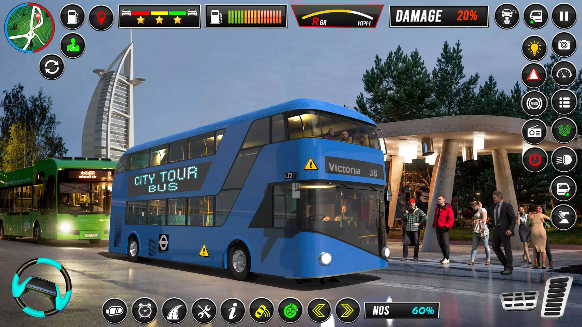 Real Bus Simulator Coach Bus 螢幕截圖 3