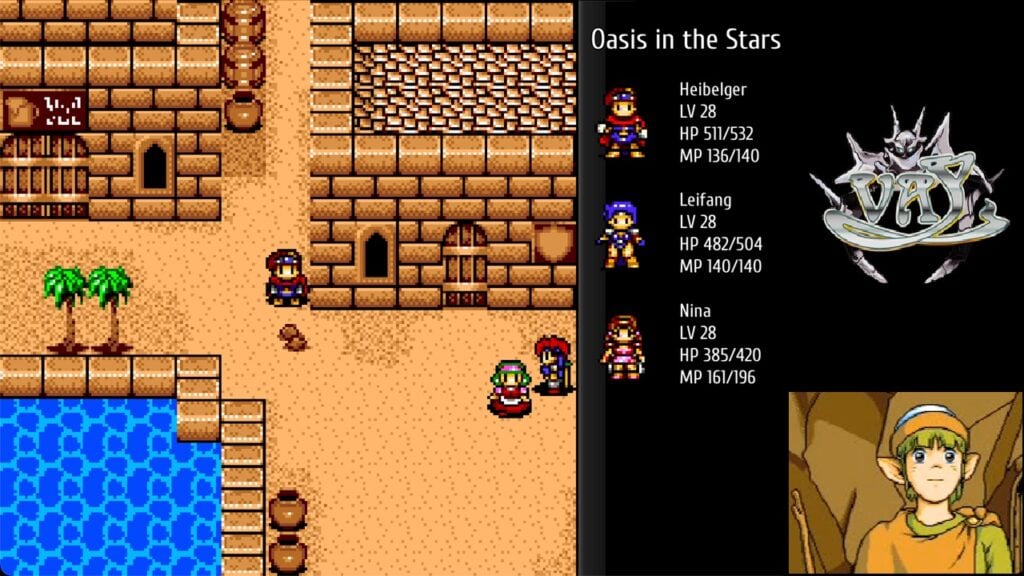 Somoga เปิดตัว jrpg vay 16 บิตที่อัปเดตสำหรับ Android