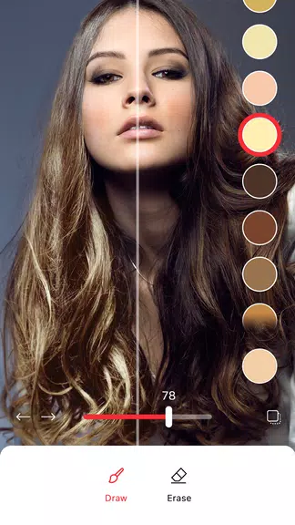 Haarfarbe ändern: haare färben Screenshot 0