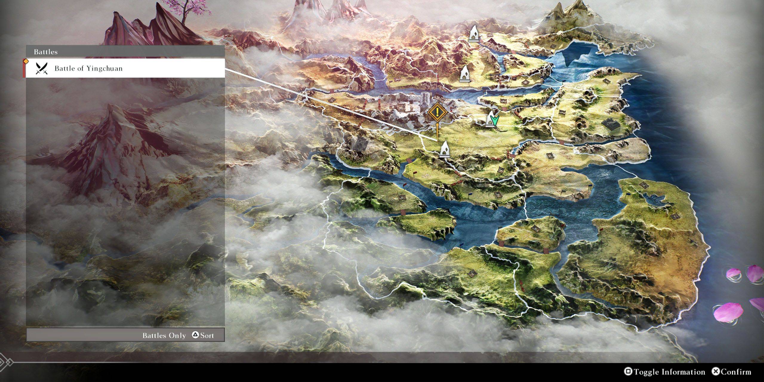 Pag -navigate sa screen ng mapa