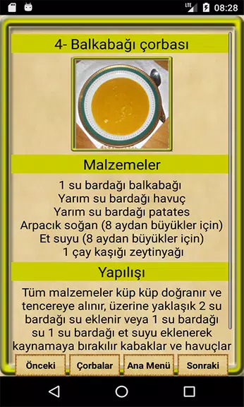 Bebekler İçin Yemek Tarifleri Capture d'écran 2