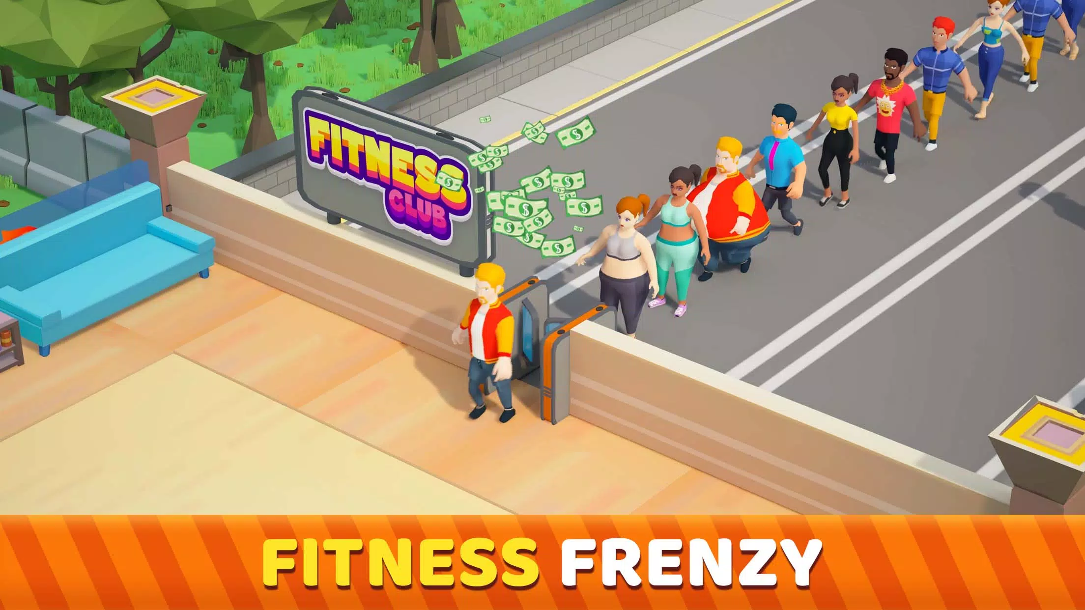 Fitness Club Tycoon Скриншот 0
