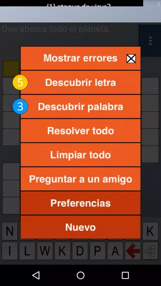 CrossWords Spanish Capture d'écran 1