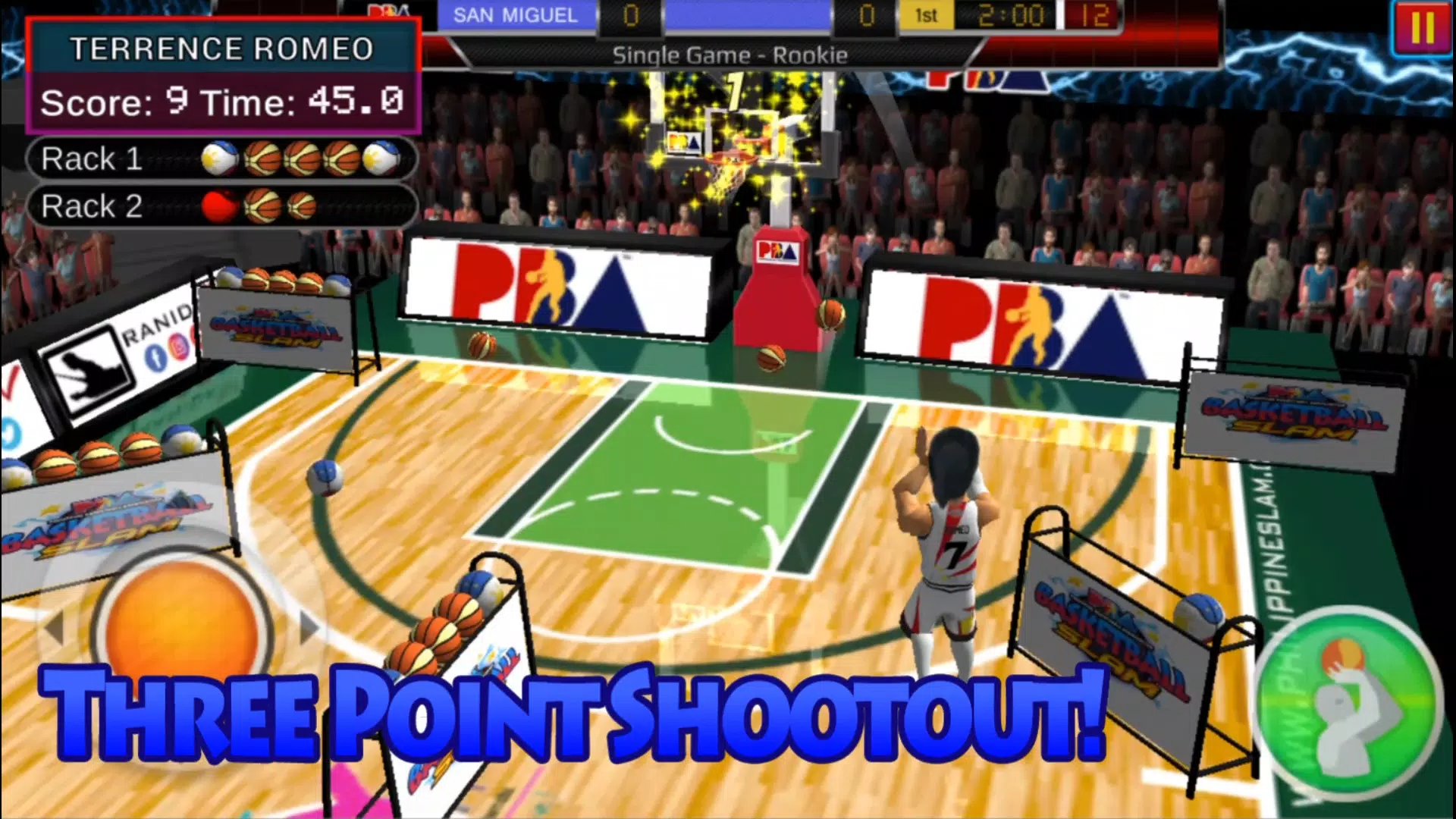 Basketball Slam! Capture d'écran 2