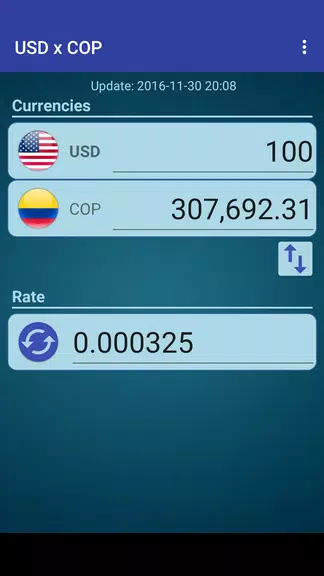 US Dollar to Colombian Peso スクリーンショット 0